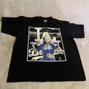 Vintage LA Dodgers Shaka Wear Marilyn Monroe T Shirt Mens 2XL Black Heavyweight